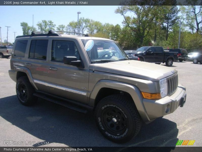 Light Khaki Metallic / Khaki 2006 Jeep Commander 4x4