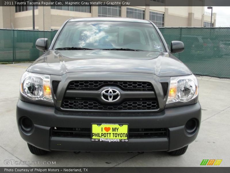 Magnetic Gray Metallic / Graphite Gray 2011 Toyota Tacoma Regular Cab