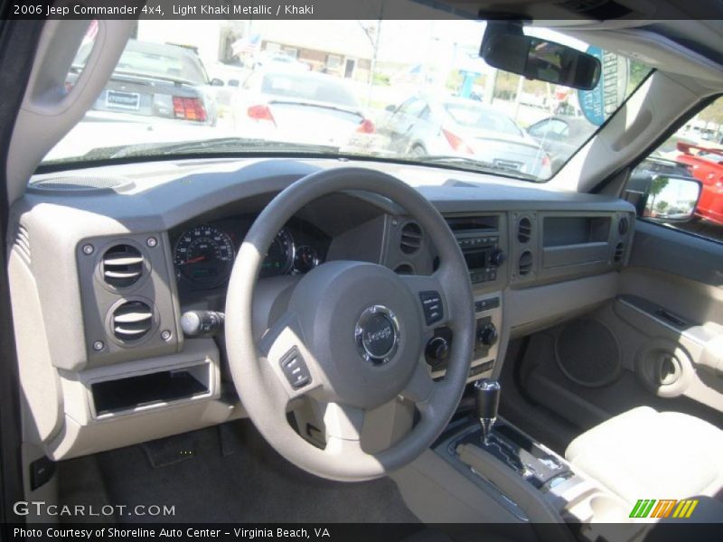 Light Khaki Metallic / Khaki 2006 Jeep Commander 4x4