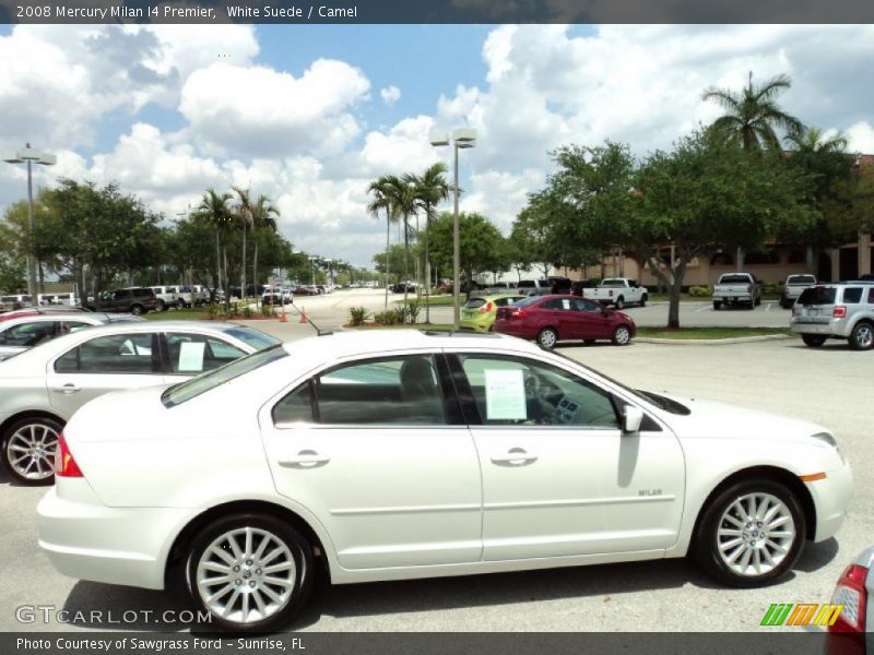 White Suede / Camel 2008 Mercury Milan I4 Premier