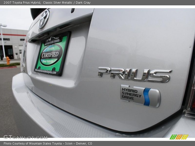 Classic Silver Metallic / Dark Gray 2007 Toyota Prius Hybrid