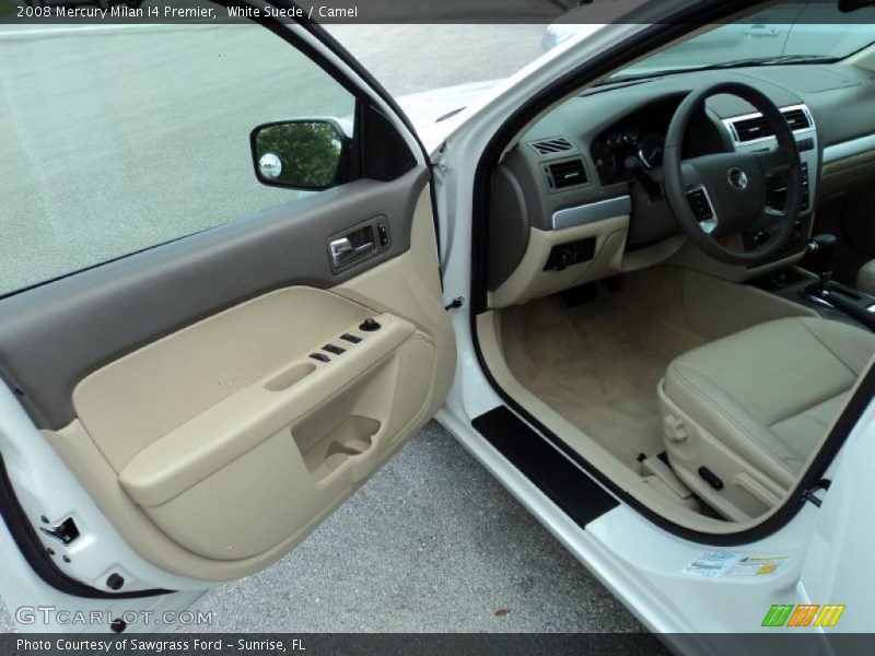 White Suede / Camel 2008 Mercury Milan I4 Premier