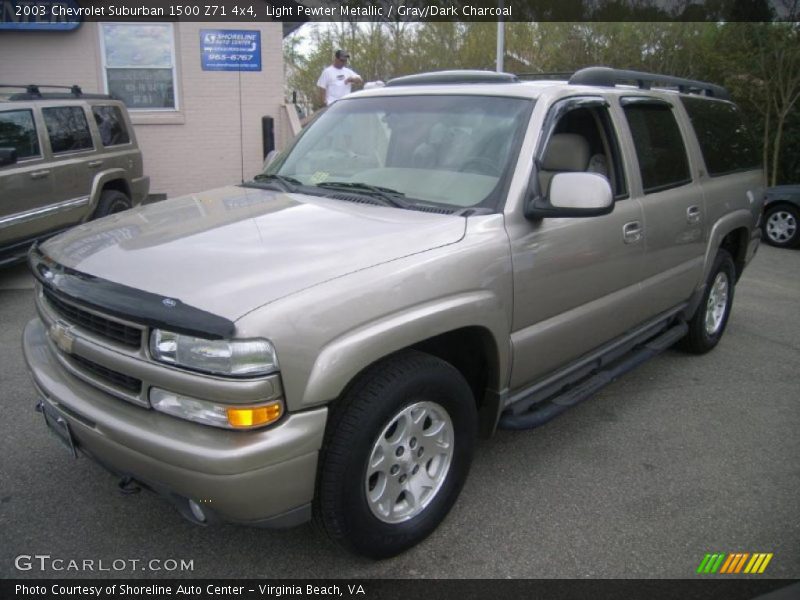 Light Pewter Metallic / Gray/Dark Charcoal 2003 Chevrolet Suburban 1500 Z71 4x4