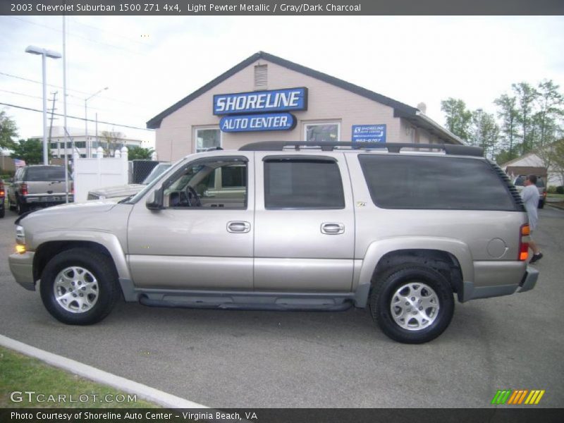Light Pewter Metallic / Gray/Dark Charcoal 2003 Chevrolet Suburban 1500 Z71 4x4