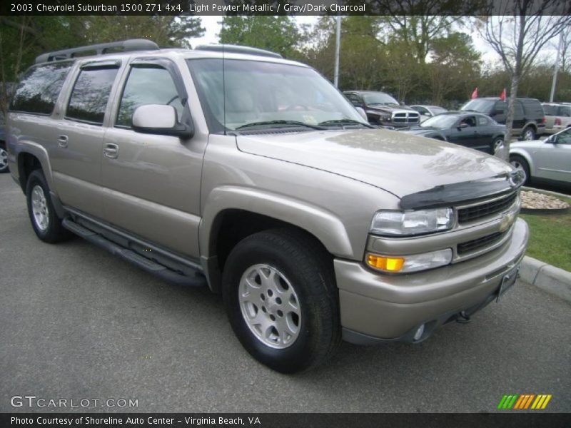 Light Pewter Metallic / Gray/Dark Charcoal 2003 Chevrolet Suburban 1500 Z71 4x4