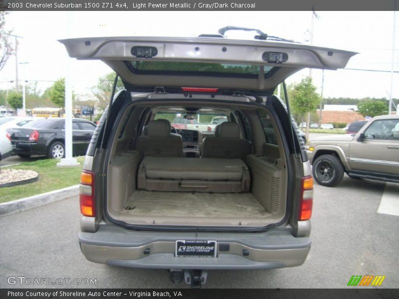 Light Pewter Metallic / Gray/Dark Charcoal 2003 Chevrolet Suburban 1500 Z71 4x4