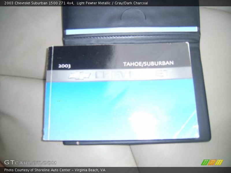 Light Pewter Metallic / Gray/Dark Charcoal 2003 Chevrolet Suburban 1500 Z71 4x4
