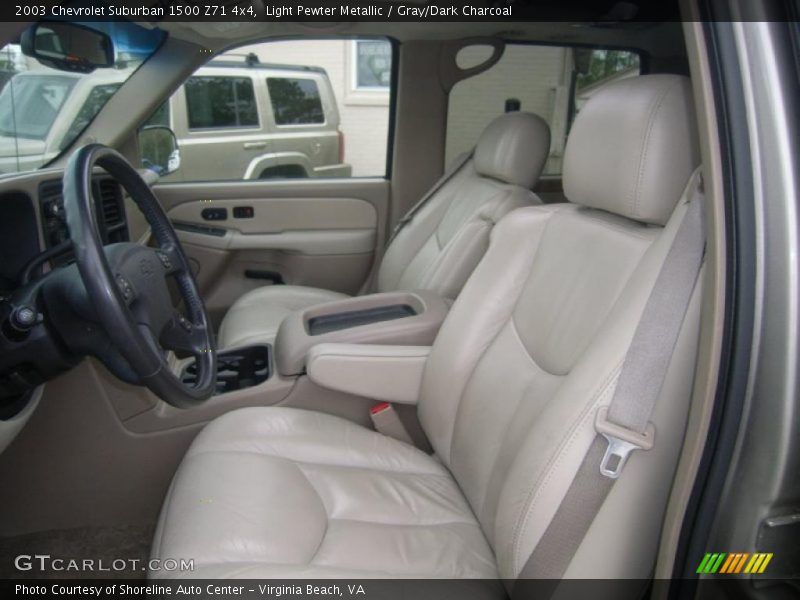  2003 Suburban 1500 Z71 4x4 Gray/Dark Charcoal Interior