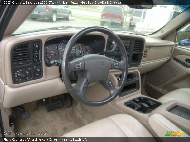  2003 Suburban 1500 Z71 4x4 Gray/Dark Charcoal Interior