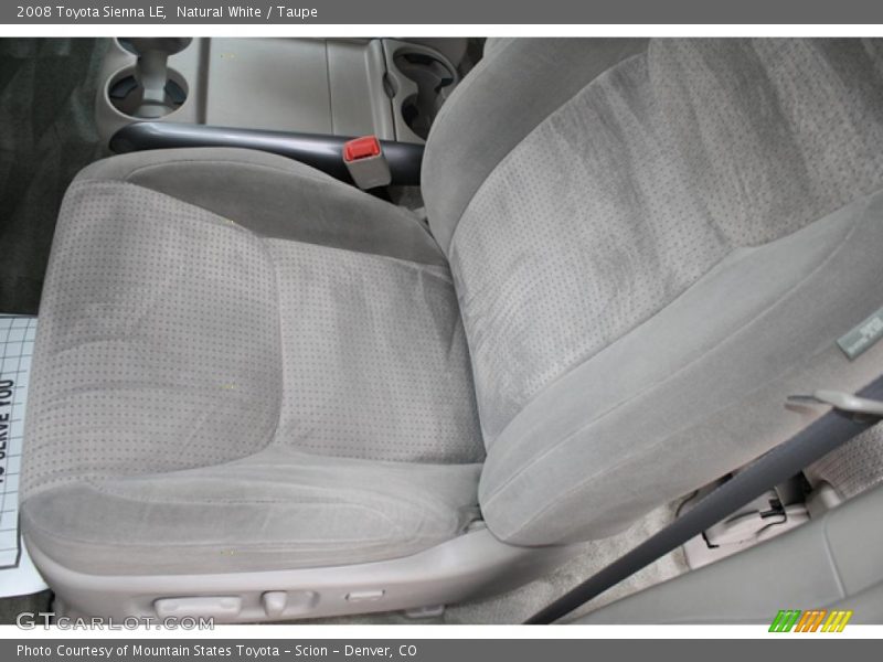 Natural White / Taupe 2008 Toyota Sienna LE