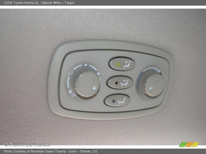 Natural White / Taupe 2008 Toyota Sienna LE