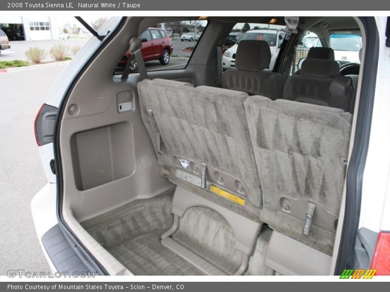 Natural White / Taupe 2008 Toyota Sienna LE