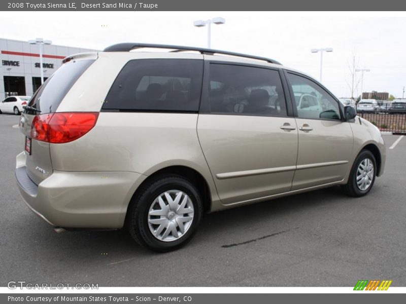 Desert Sand Mica / Taupe 2008 Toyota Sienna LE