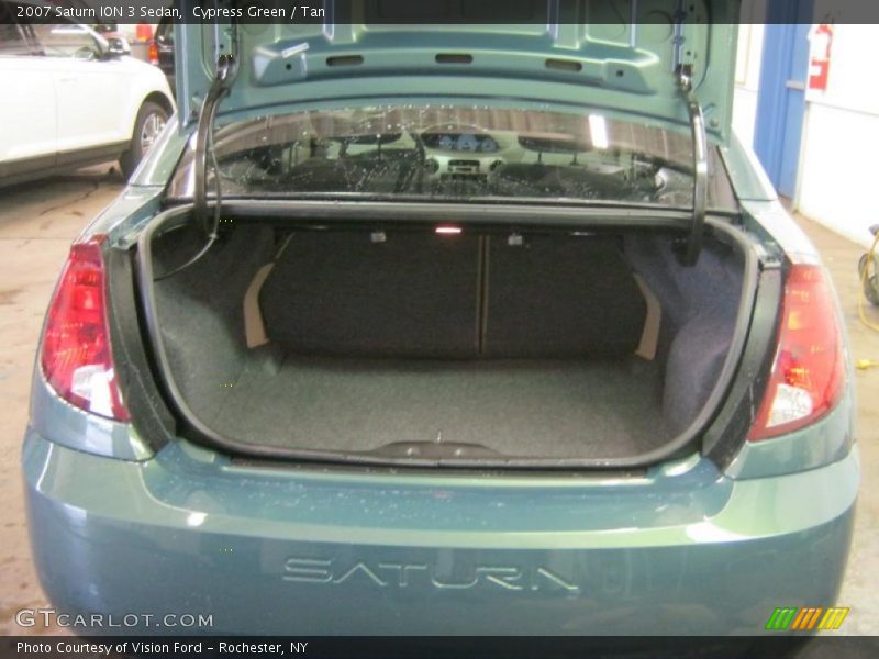 Cypress Green / Tan 2007 Saturn ION 3 Sedan