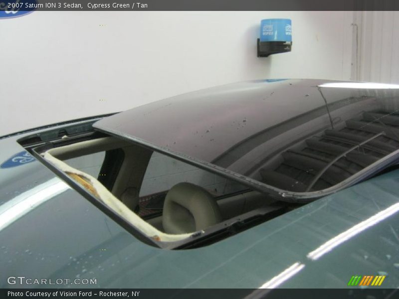 Cypress Green / Tan 2007 Saturn ION 3 Sedan