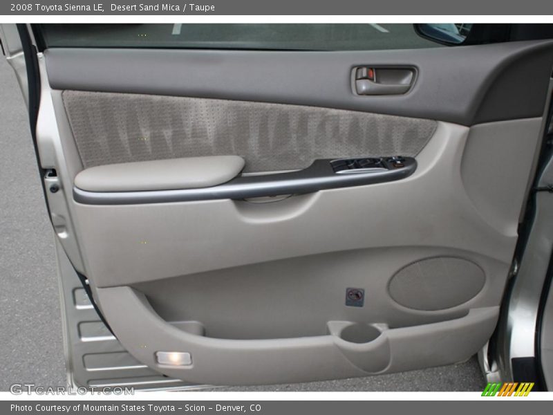 Desert Sand Mica / Taupe 2008 Toyota Sienna LE