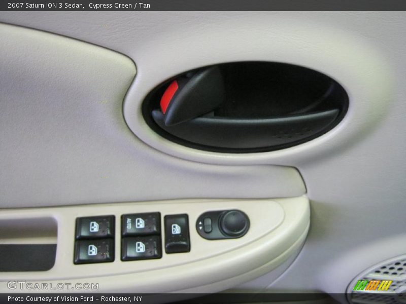 Cypress Green / Tan 2007 Saturn ION 3 Sedan
