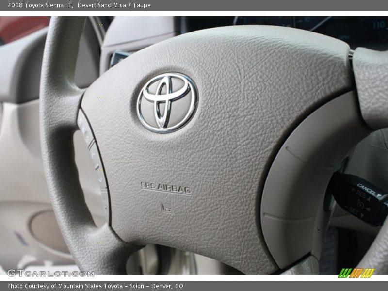 Desert Sand Mica / Taupe 2008 Toyota Sienna LE