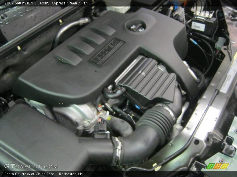 Cypress Green / Tan 2007 Saturn ION 3 Sedan