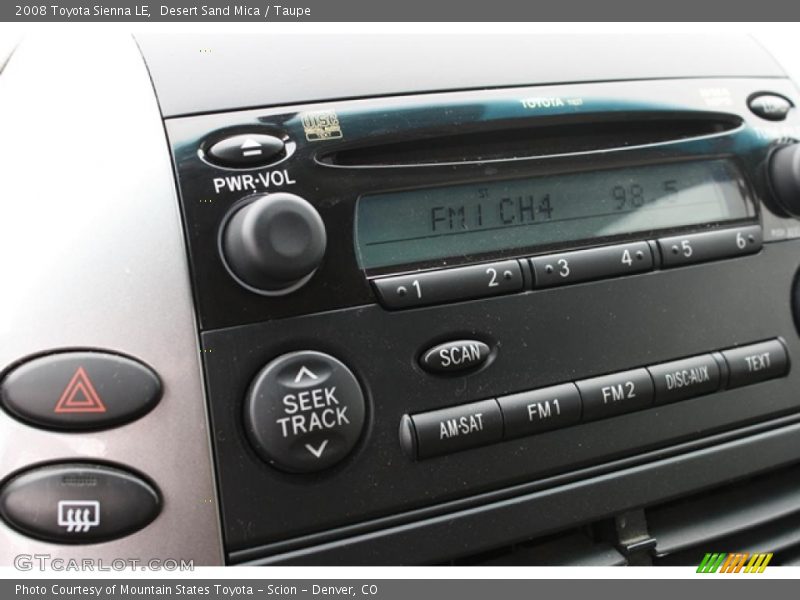 Desert Sand Mica / Taupe 2008 Toyota Sienna LE