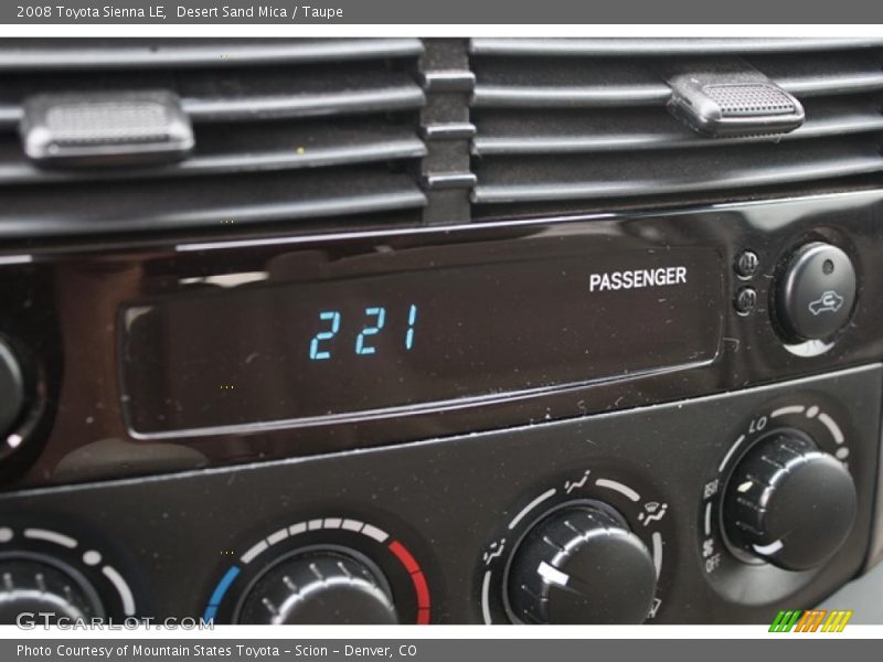 Desert Sand Mica / Taupe 2008 Toyota Sienna LE