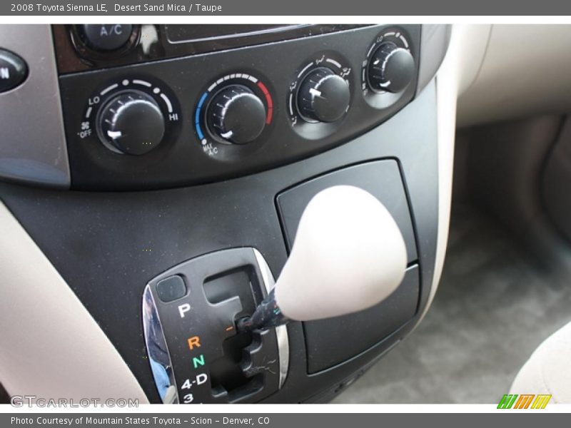 Desert Sand Mica / Taupe 2008 Toyota Sienna LE