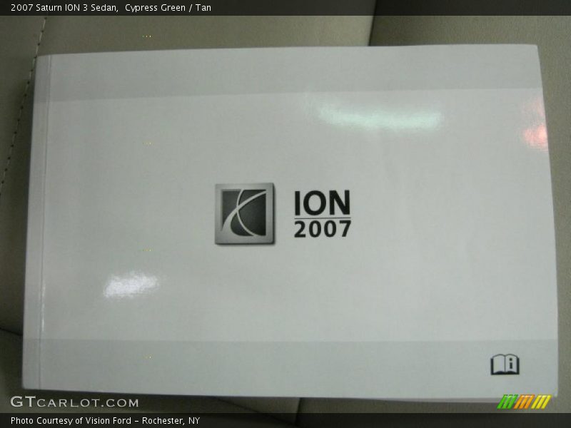 Cypress Green / Tan 2007 Saturn ION 3 Sedan