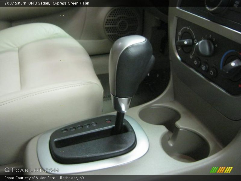 Cypress Green / Tan 2007 Saturn ION 3 Sedan