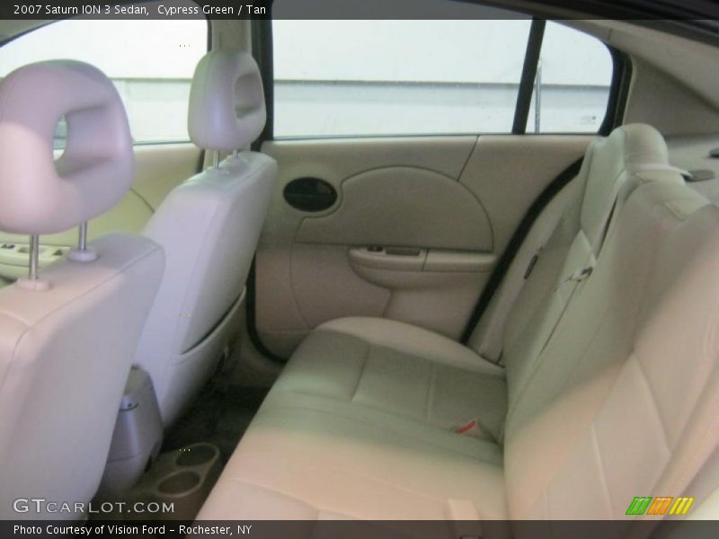 Cypress Green / Tan 2007 Saturn ION 3 Sedan