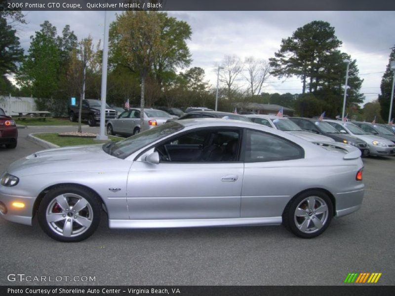 Quicksilver Metallic / Black 2006 Pontiac GTO Coupe