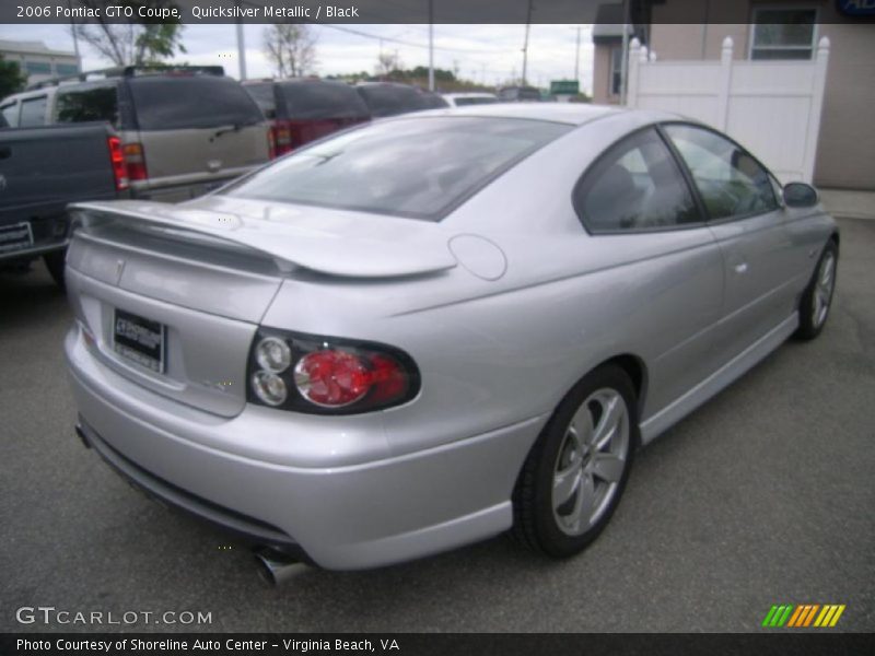 Quicksilver Metallic / Black 2006 Pontiac GTO Coupe