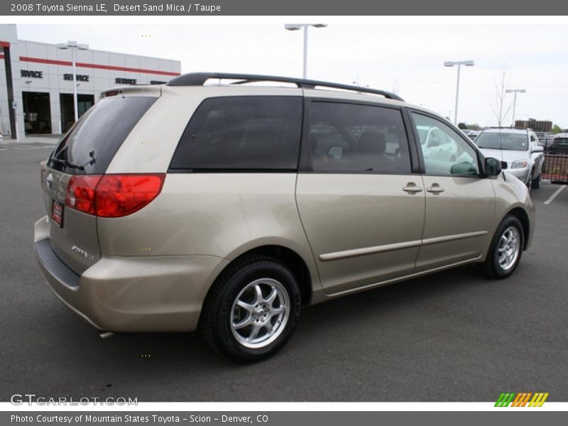 Desert Sand Mica / Taupe 2008 Toyota Sienna LE