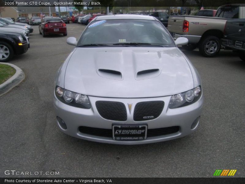 Quicksilver Metallic / Black 2006 Pontiac GTO Coupe