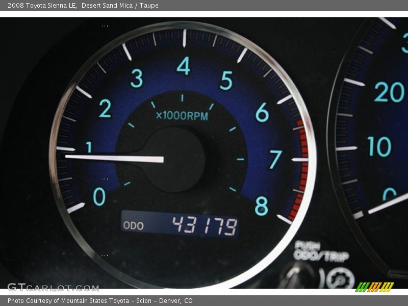 Desert Sand Mica / Taupe 2008 Toyota Sienna LE