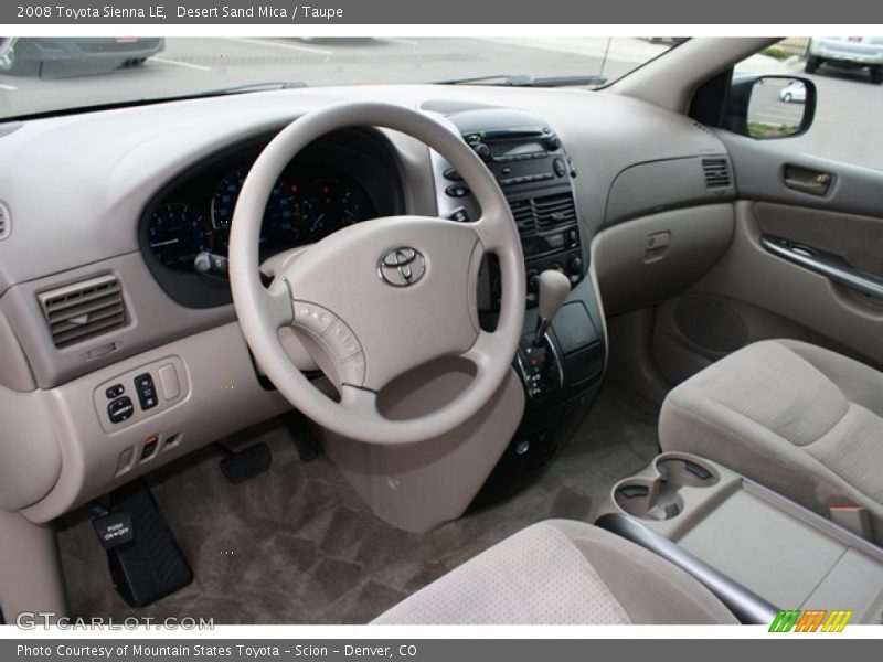 Desert Sand Mica / Taupe 2008 Toyota Sienna LE