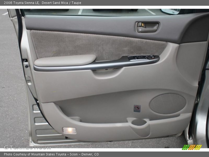 Desert Sand Mica / Taupe 2008 Toyota Sienna LE