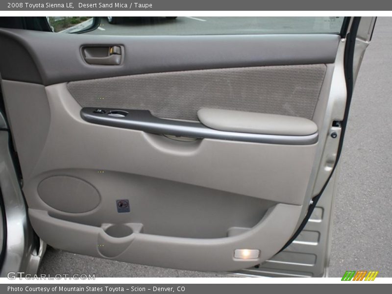 Desert Sand Mica / Taupe 2008 Toyota Sienna LE