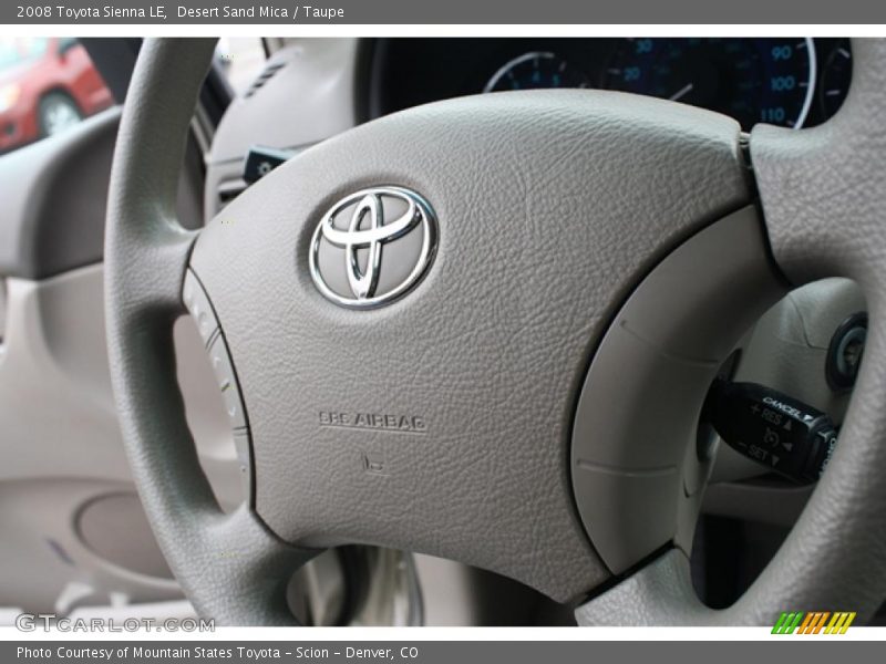 Desert Sand Mica / Taupe 2008 Toyota Sienna LE