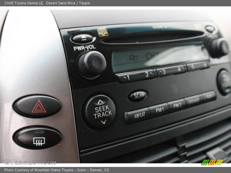 Desert Sand Mica / Taupe 2008 Toyota Sienna LE