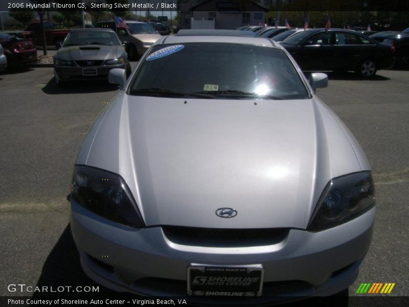 Sterling Silver Metallic / Black 2006 Hyundai Tiburon GS