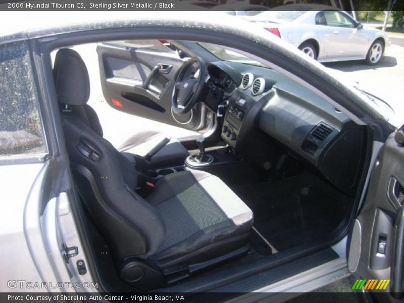 Sterling Silver Metallic / Black 2006 Hyundai Tiburon GS