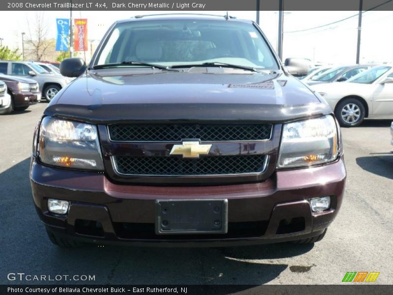 Dark Cherry Metallic / Light Gray 2008 Chevrolet TrailBlazer LT 4x4