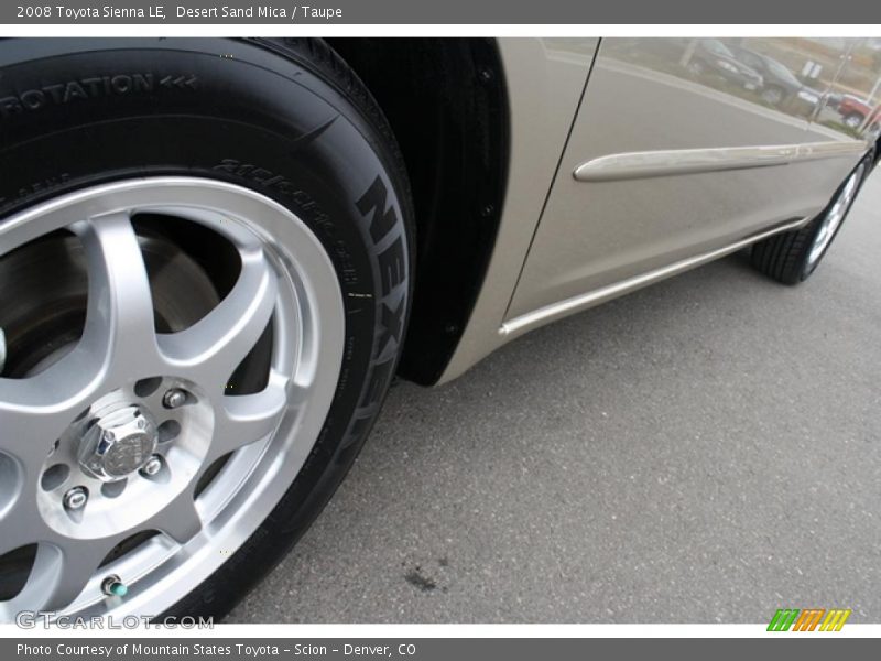 Desert Sand Mica / Taupe 2008 Toyota Sienna LE