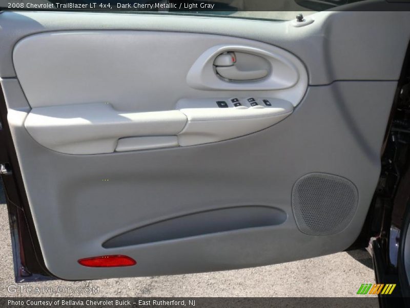 Dark Cherry Metallic / Light Gray 2008 Chevrolet TrailBlazer LT 4x4
