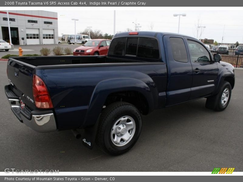 Indigo Ink Pearl / Graphite Gray 2008 Toyota Tacoma V6 SR5 Access Cab 4x4