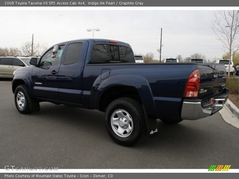 Indigo Ink Pearl / Graphite Gray 2008 Toyota Tacoma V6 SR5 Access Cab 4x4