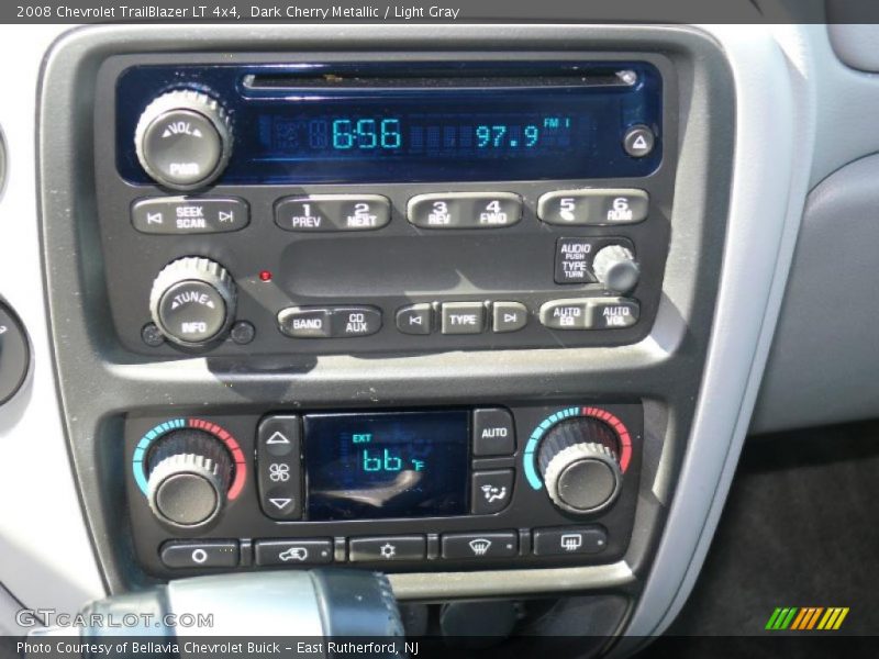 Dark Cherry Metallic / Light Gray 2008 Chevrolet TrailBlazer LT 4x4