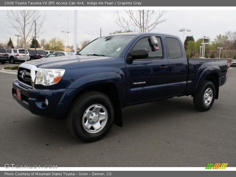 Indigo Ink Pearl / Graphite Gray 2008 Toyota Tacoma V6 SR5 Access Cab 4x4