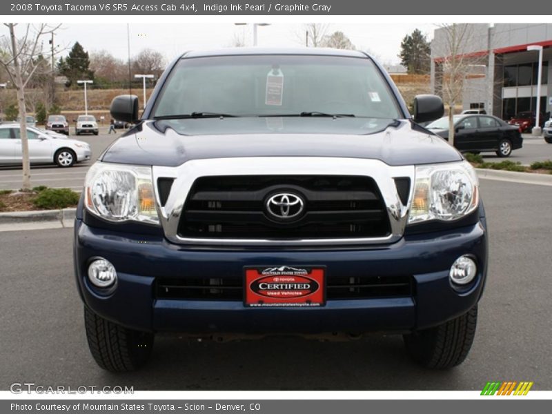 Indigo Ink Pearl / Graphite Gray 2008 Toyota Tacoma V6 SR5 Access Cab 4x4