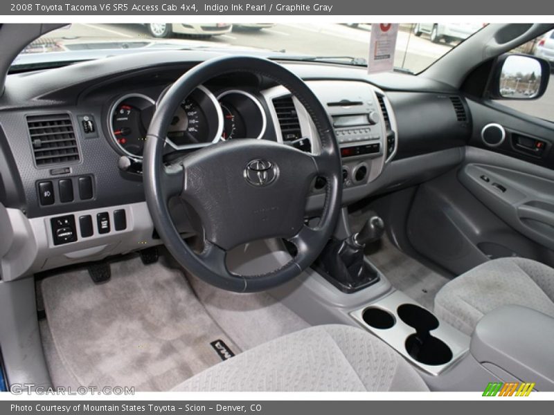 Indigo Ink Pearl / Graphite Gray 2008 Toyota Tacoma V6 SR5 Access Cab 4x4